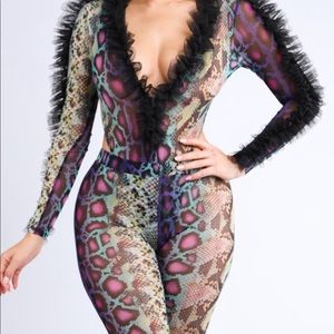 Rutched bodysuit set